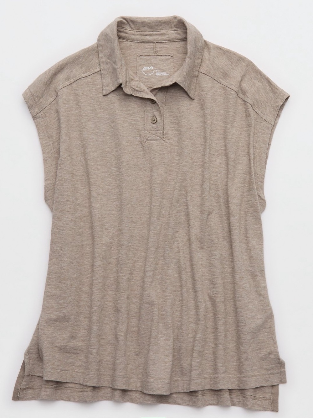 aerie Oversized  Button-Down Polo T-Shirt NWT
